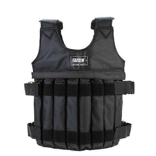 50KG Exercise Loading Weight Vest Boxing Running Sling Weight Training Workout Fitness Adjustable Waistcoat Jacket Sand Clothing sy