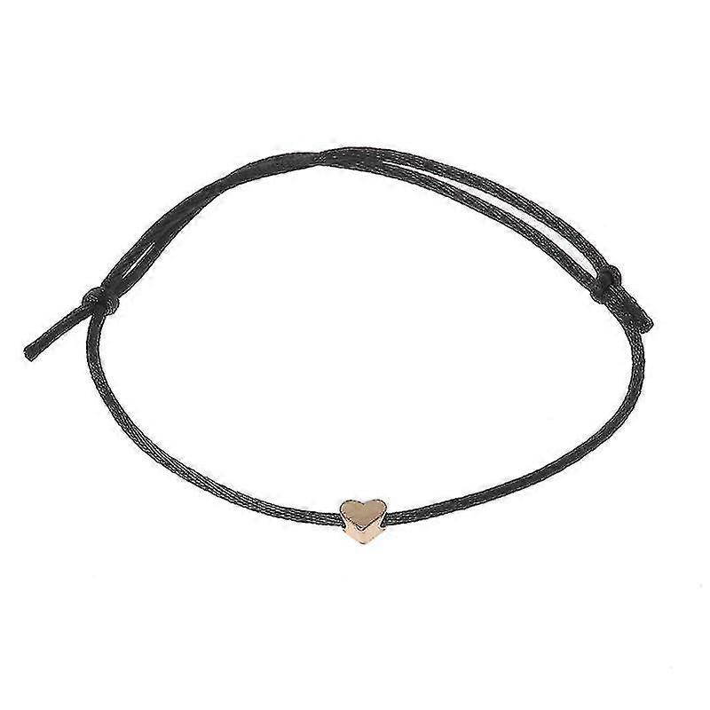 Bracciale regolabile Cuore Charm Bracciale Stringa Rossa Amicizia Gioielli