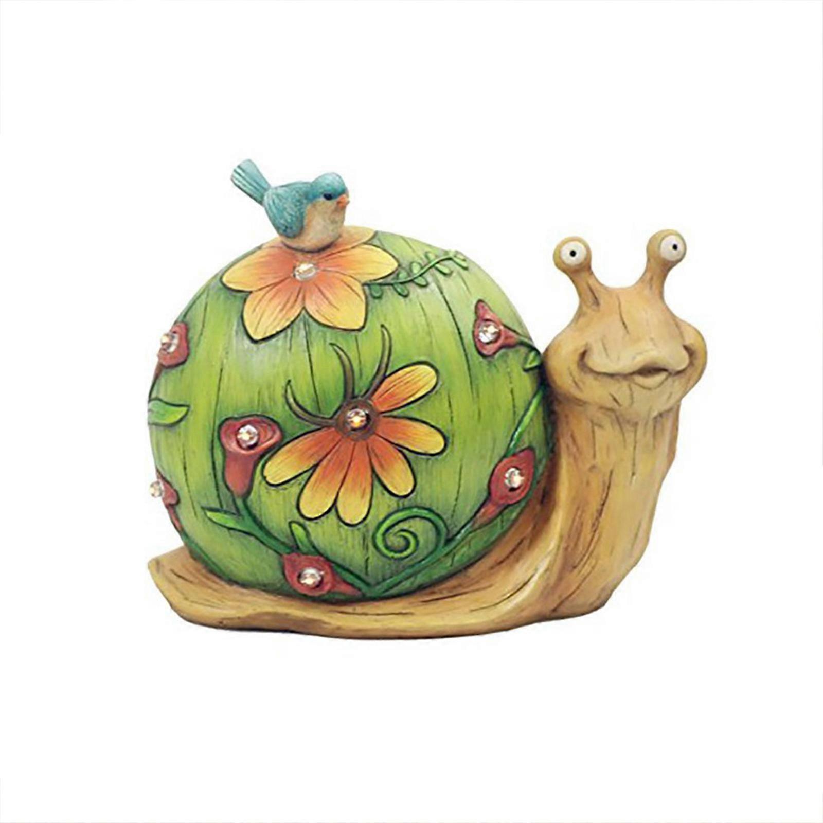 Solar Light Snail Shape for Pathway Garden Entrance