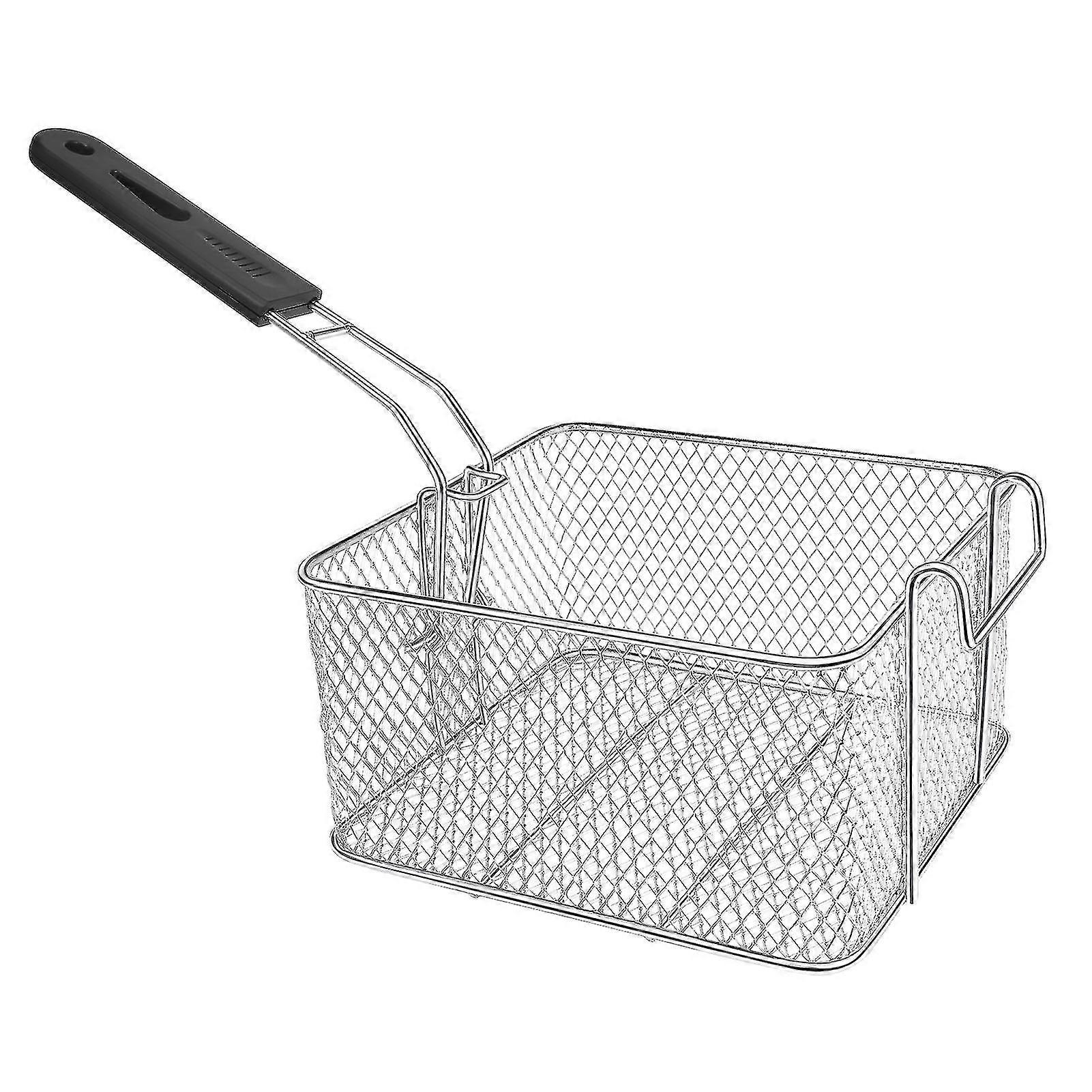 סלסלת טיגון בשמן צ'יפס מטוגן פיש נאגטס מטגנים מחבת בישול למטבח מזון