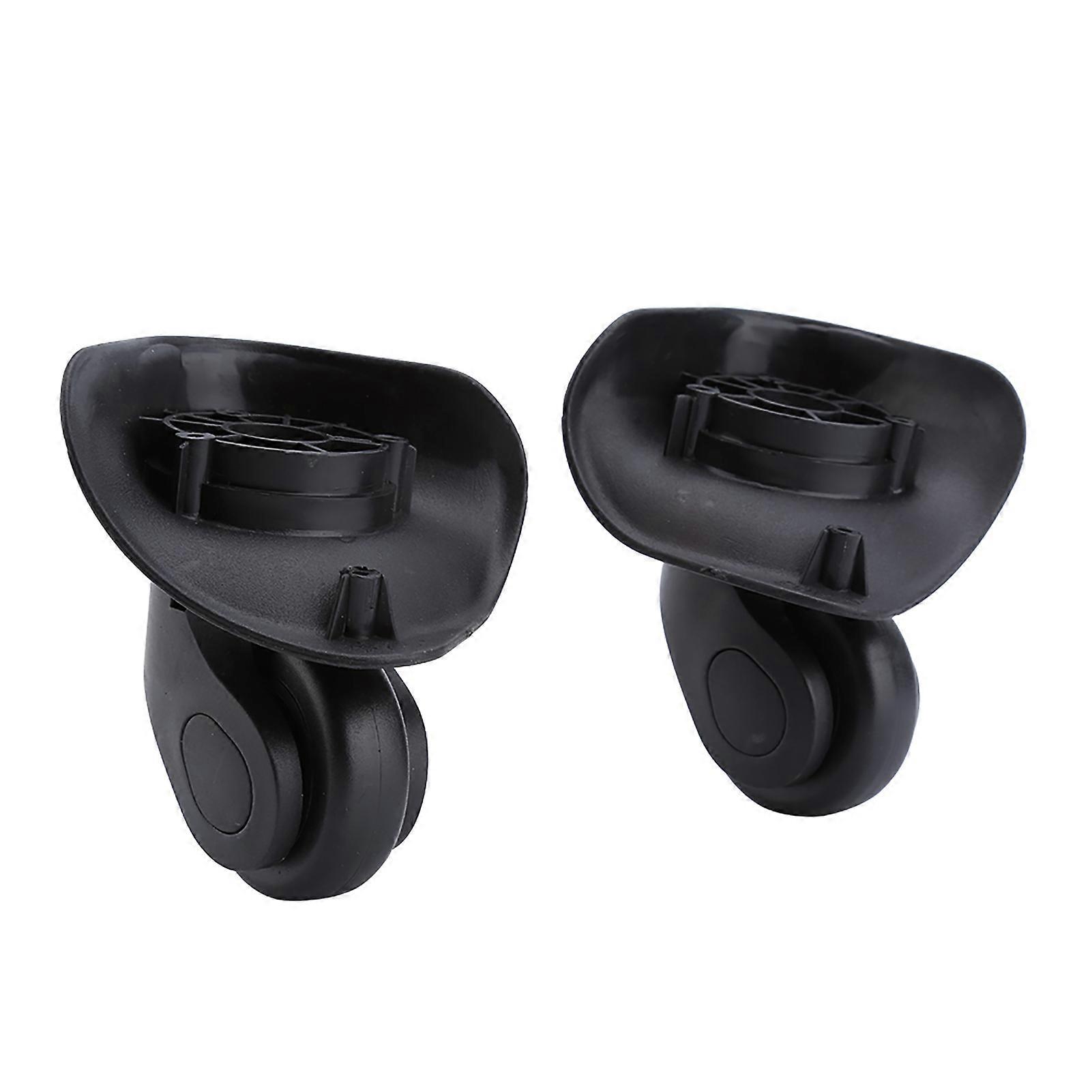 2Pcs PVC Luggage Wheels Replacement Single Roller for Suitcase Accessory