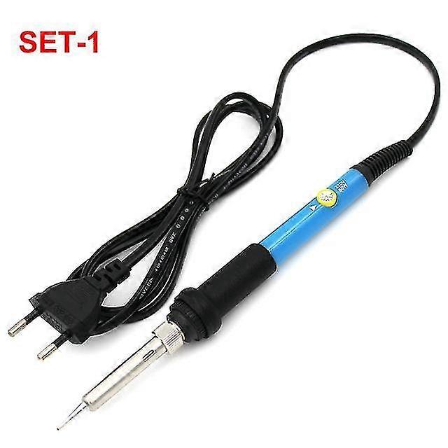 Sing Iron Eu Us Plug 60w Tatic Electric Mini S Iron Stat With 6pcs Sing Tip S Wire Rosin