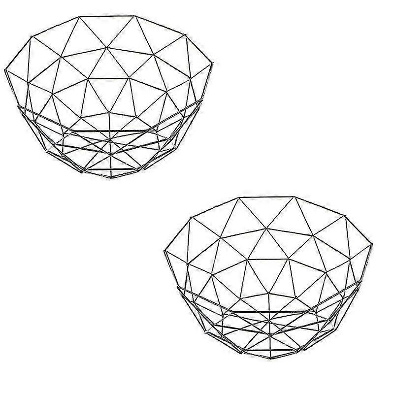 Zk-金属フルーツボウル多機能鉄フルーツバスケット装飾バスケット野菜果物と野菜の貯蔵バスケット鉄線フルーツバス