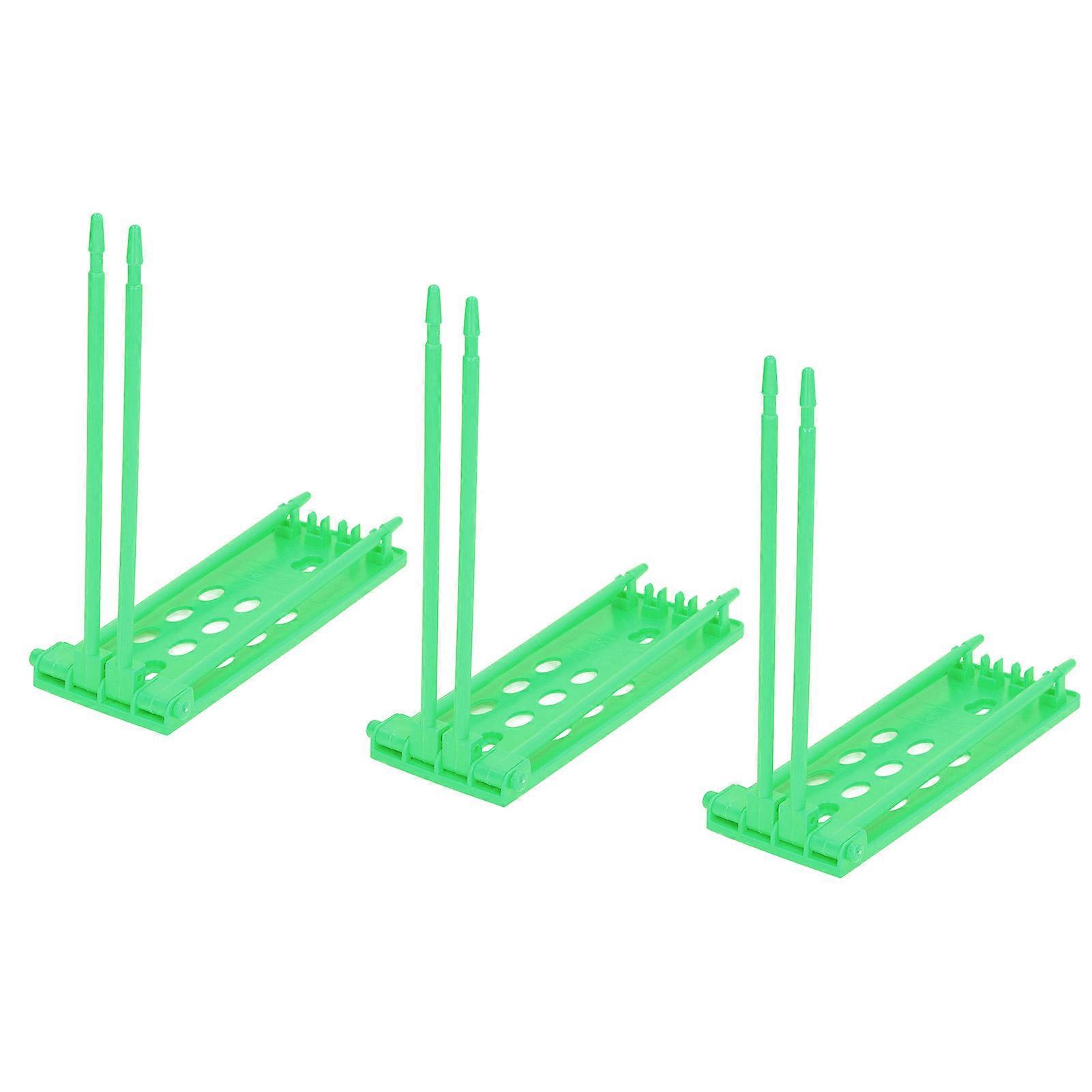 Pigeons Foot Rings Frame - Pack of 3, 4 Column Independent Design - Space Saving Foot Place for Racing Pigeons Farm