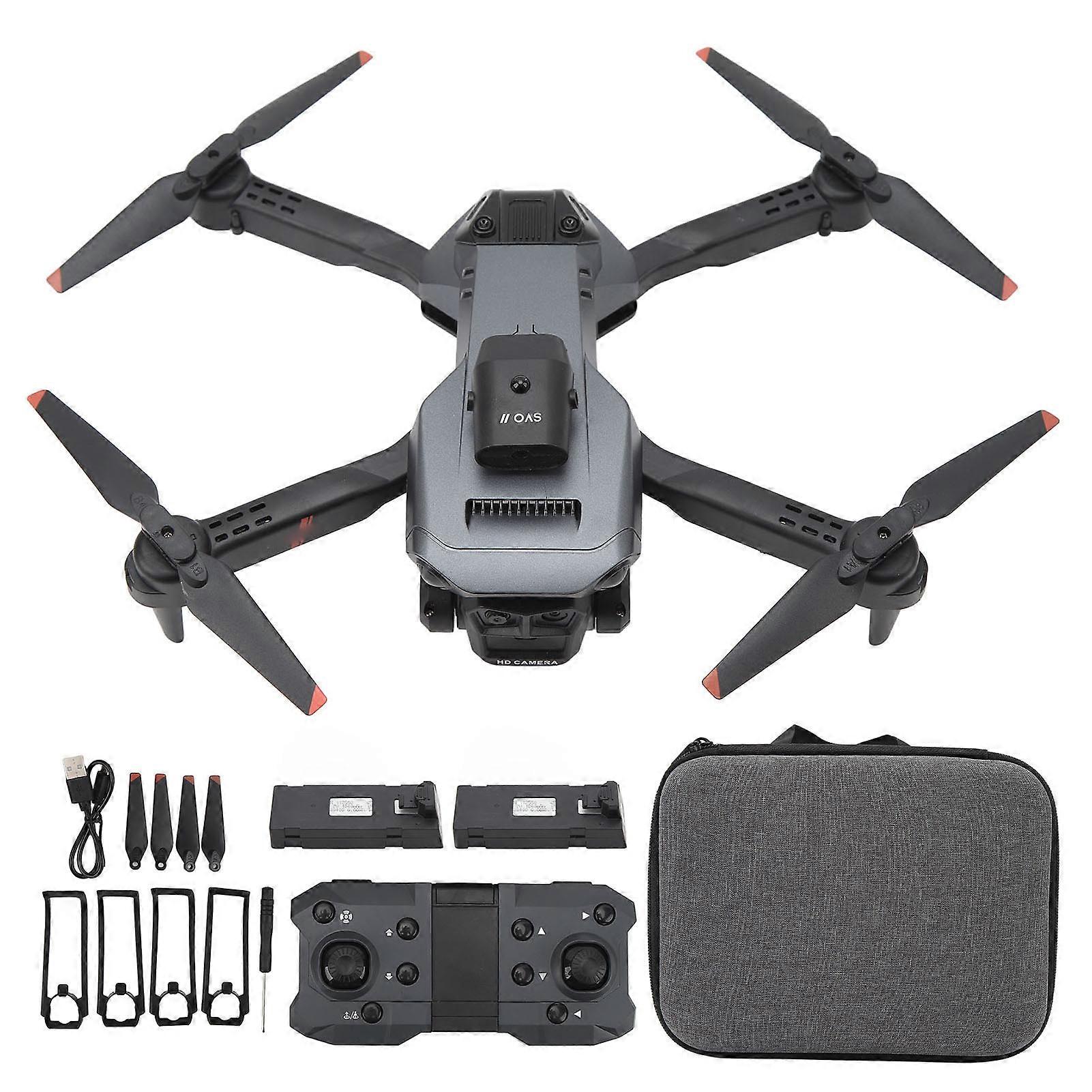 Three Camera Obstacle Avoidance Drone Remote Control Hd Aerial Photography Folding Quadcopter Battery