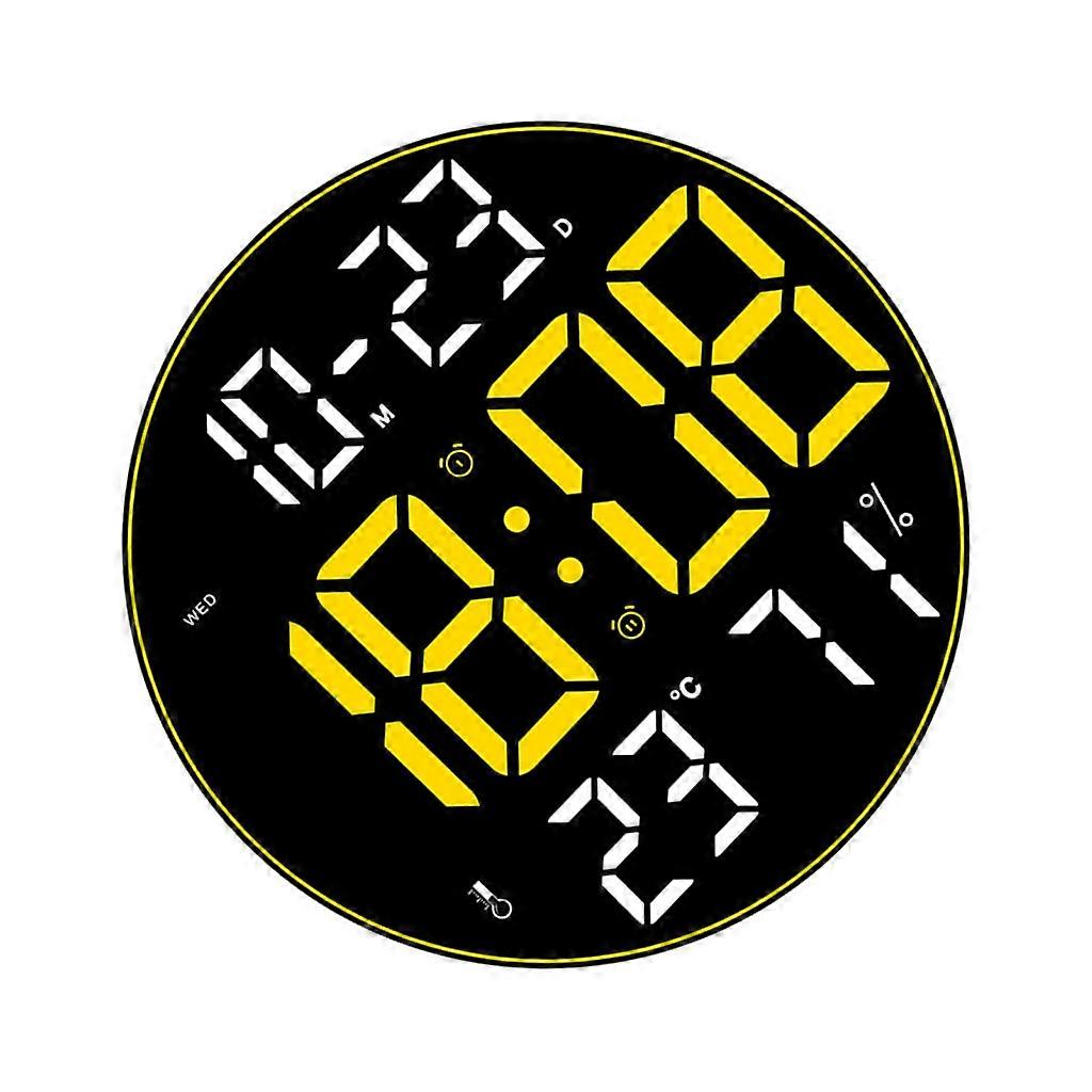 Wall Clock Remote Controlled Large Display with Power Outage Memory Function