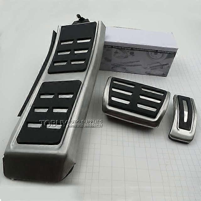 DEE Car Modified Accessory for PORSCHE Macan 2014 2015 2016 2017 Accelerator Brake Footrest Refit Pedal Pad Decorate Metal Plate