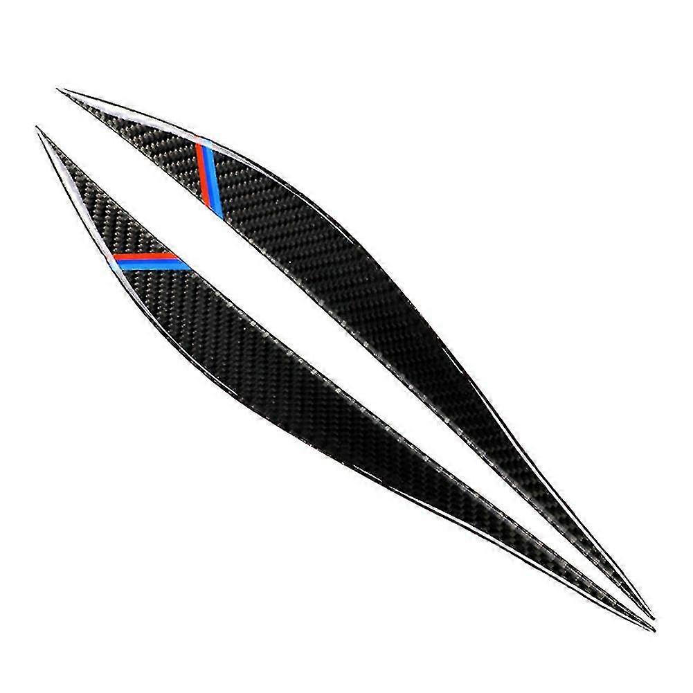 Phares de voiture en fibre de carbone Sourcils Paupières pour BMW F30 Auto Modification Interior