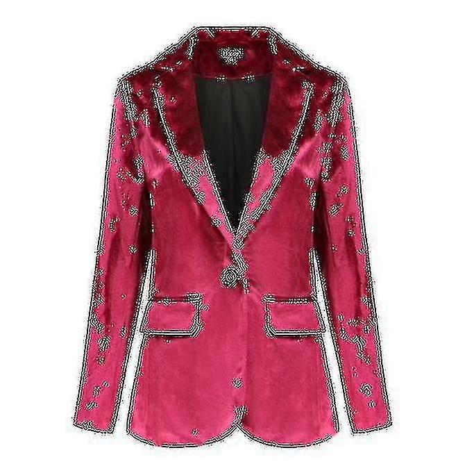 Dam Enfärgad sammetskavaj