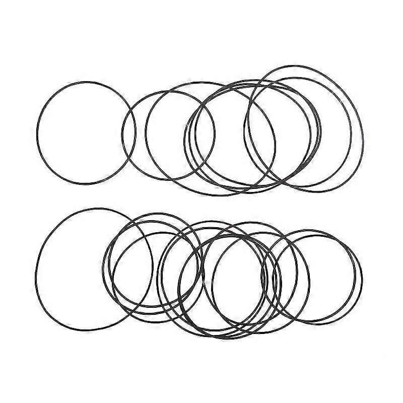 20pack Universal 70-100mm Mix Cassette Tape Machine Belt New Assorted Common Belt For Recorders Walkman Dvd Drive