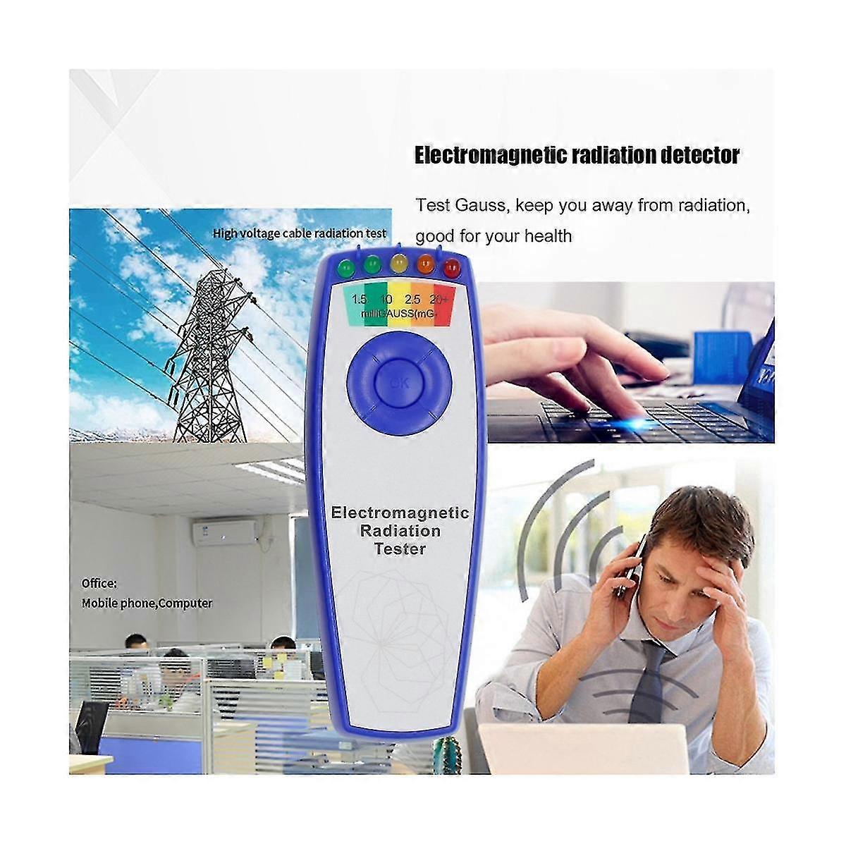 K2 Elektromagnetische Feld EMF Gauss Meter Jagd Detektor Tragbare Magnetfeld Detektor 5 Led Ga