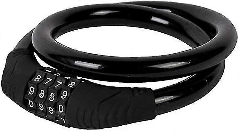Bike Lock,4-digit Password Bicycle Lock Portable Anti Theft Bike Password Lock For Bicycles, Motorbike, Electric Bicycles (black)