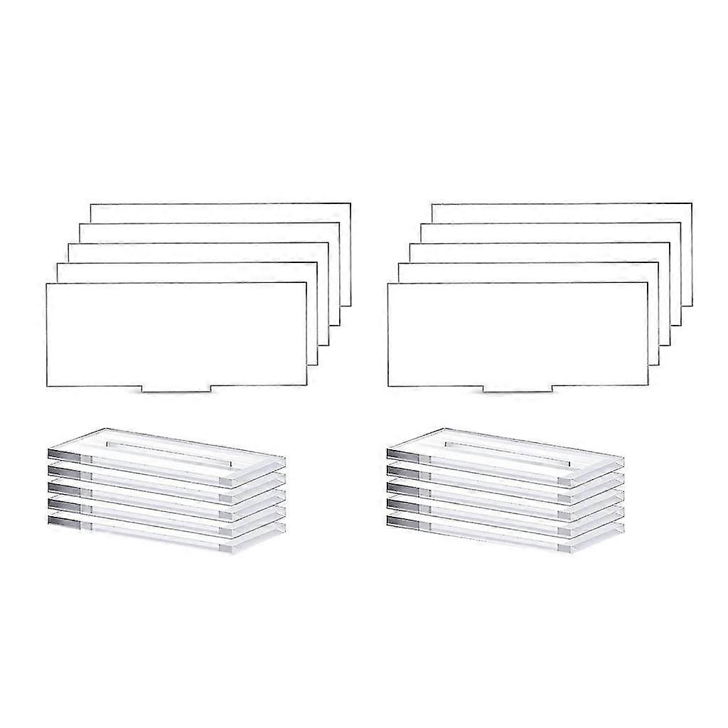 Acrylic Blank Wedding Table Sign With Bottom Holder Party Dining Table