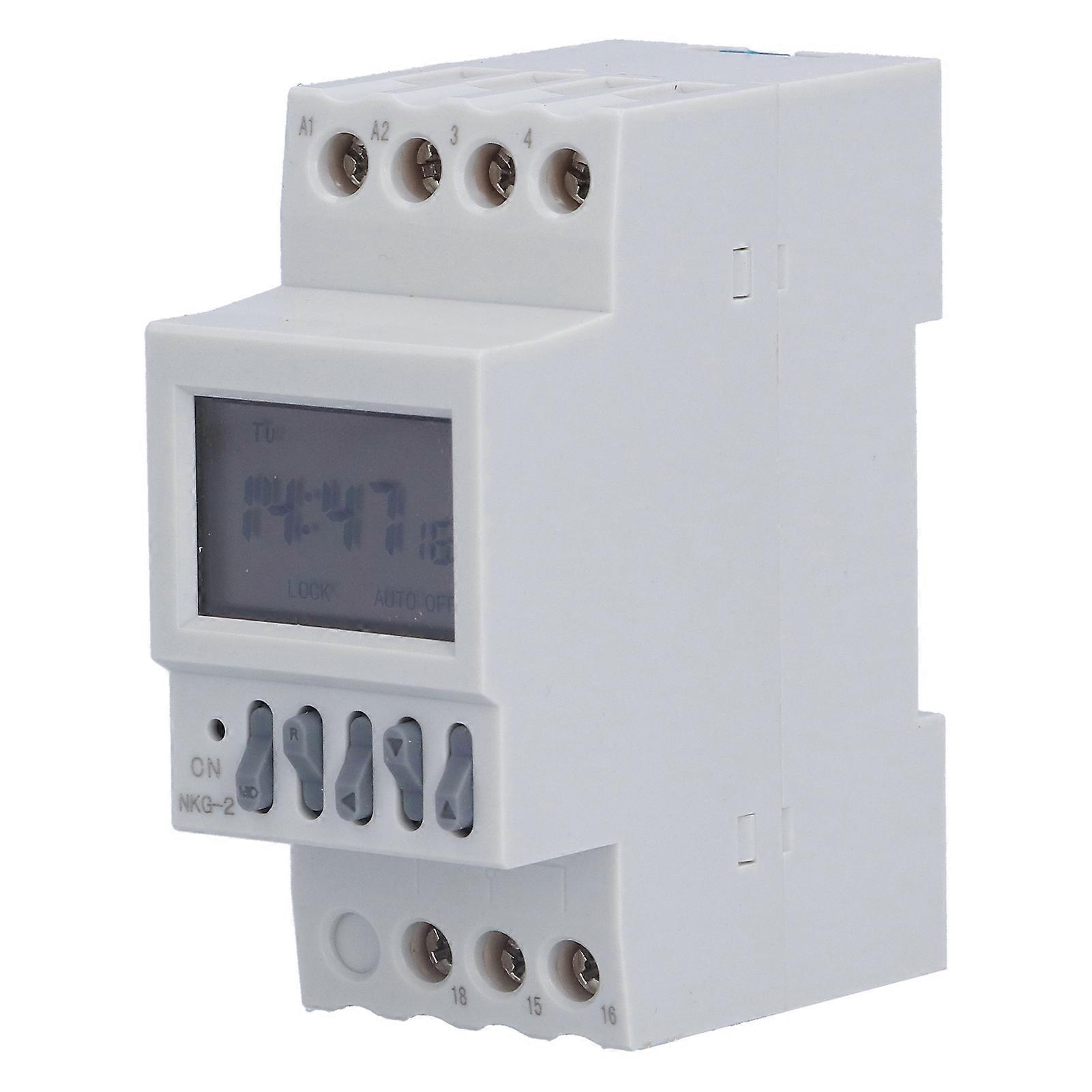 Time Control Switch 3V Rechargeable Lithium Battery Second Control NKG2 to Second Guide Rail Time Control Switch