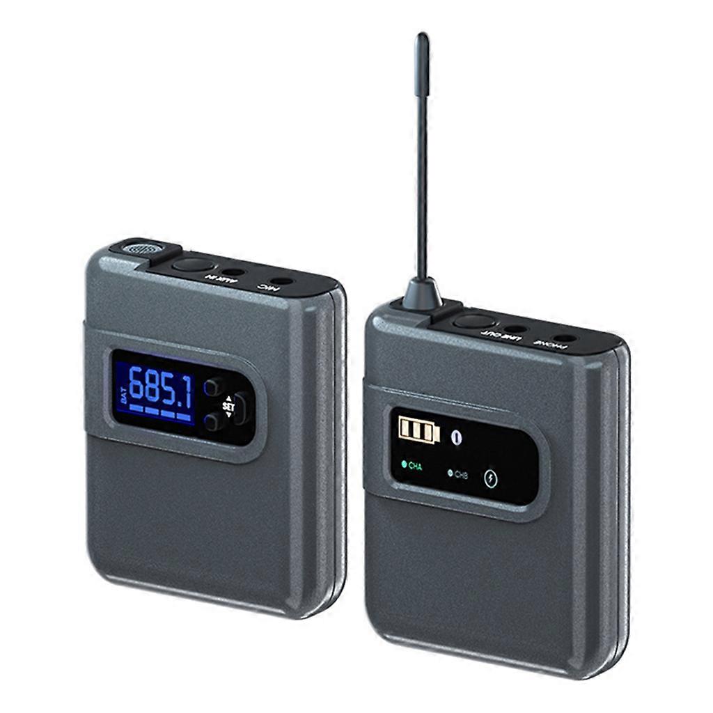Rechargeable Lavalier microphones System Transmitter Receiver Fine Handwork