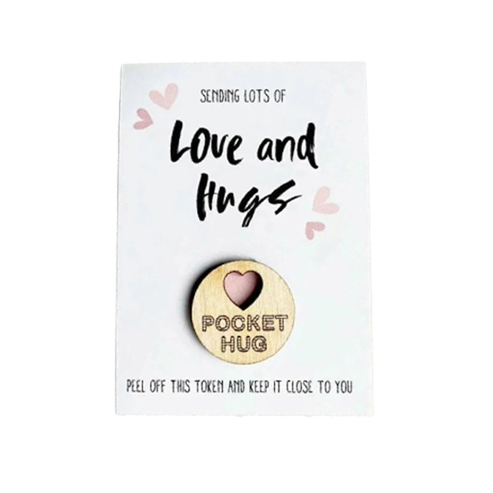 特別な友人のインスピレーションポケットハート記念品ギフト、関係ギフトのカードに感謝します