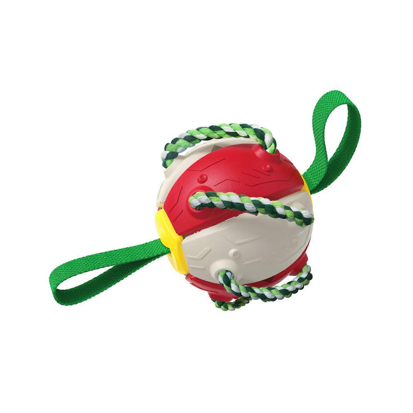Pet Toy Flying Saucer Ball for Dogs, Interactive Outdoor Flying Ball Dog Toy for Aggressive Chewers