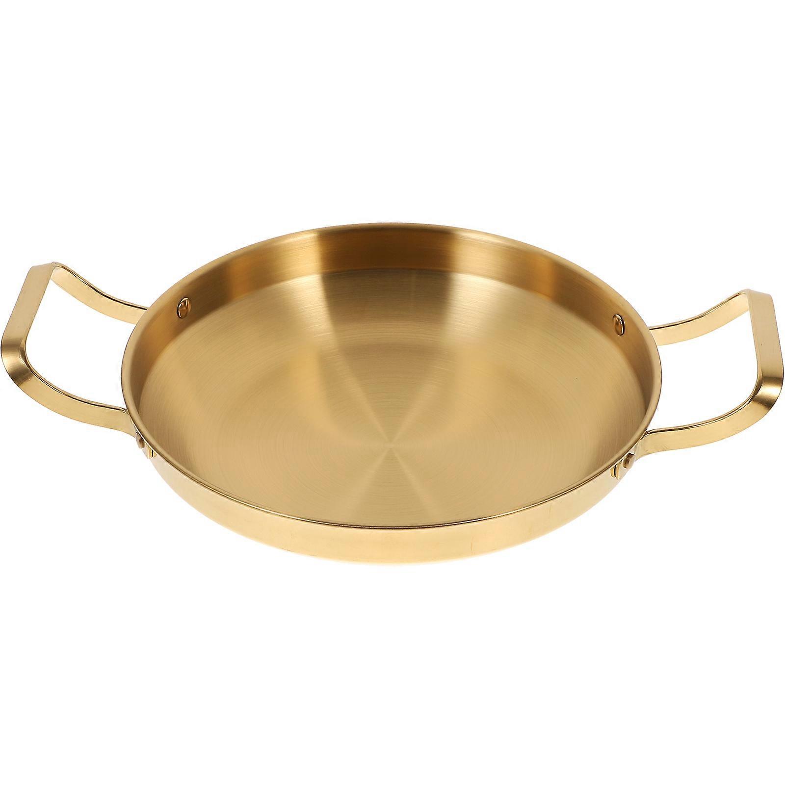 Pot en acier inoxydable De style coréen Pot sec Pratique Pot de cuisson Outil de cuisson