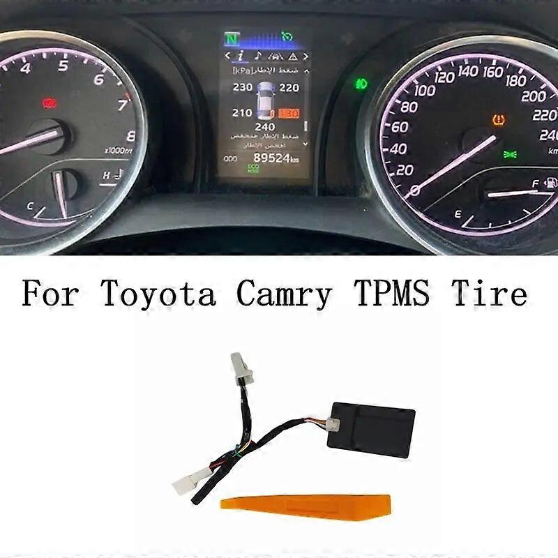 Motor Vehicle Sensors TPMS Tire Digital LCD Display Auto Security Alarm Tyre Pressure Monitor For Toyota Camry 2018 2019 2020 2021 2022 2023