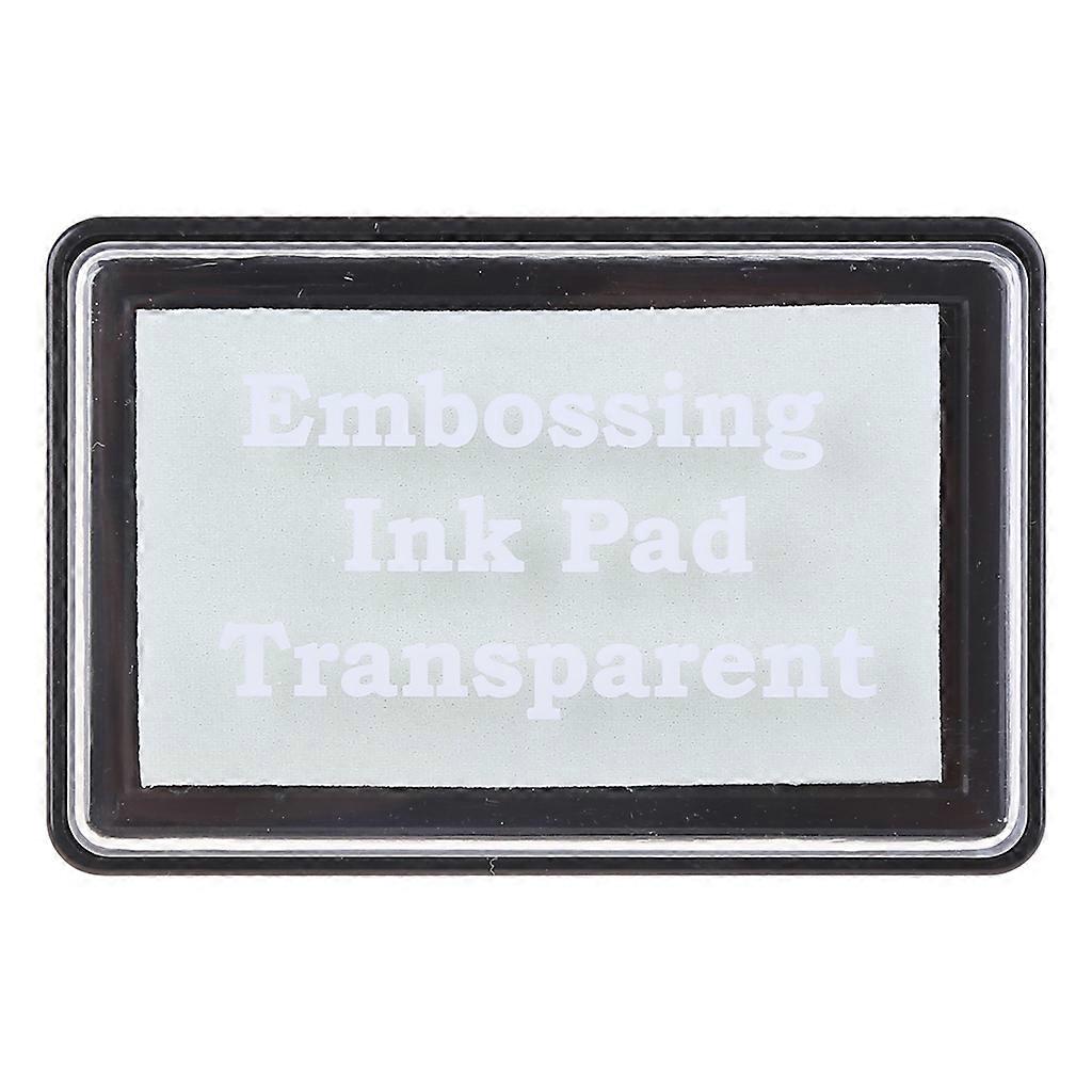 Embossing Ink Pad Transparent Stamp Inkpad for DIY Planner Scrapbooking Daily Card Making
