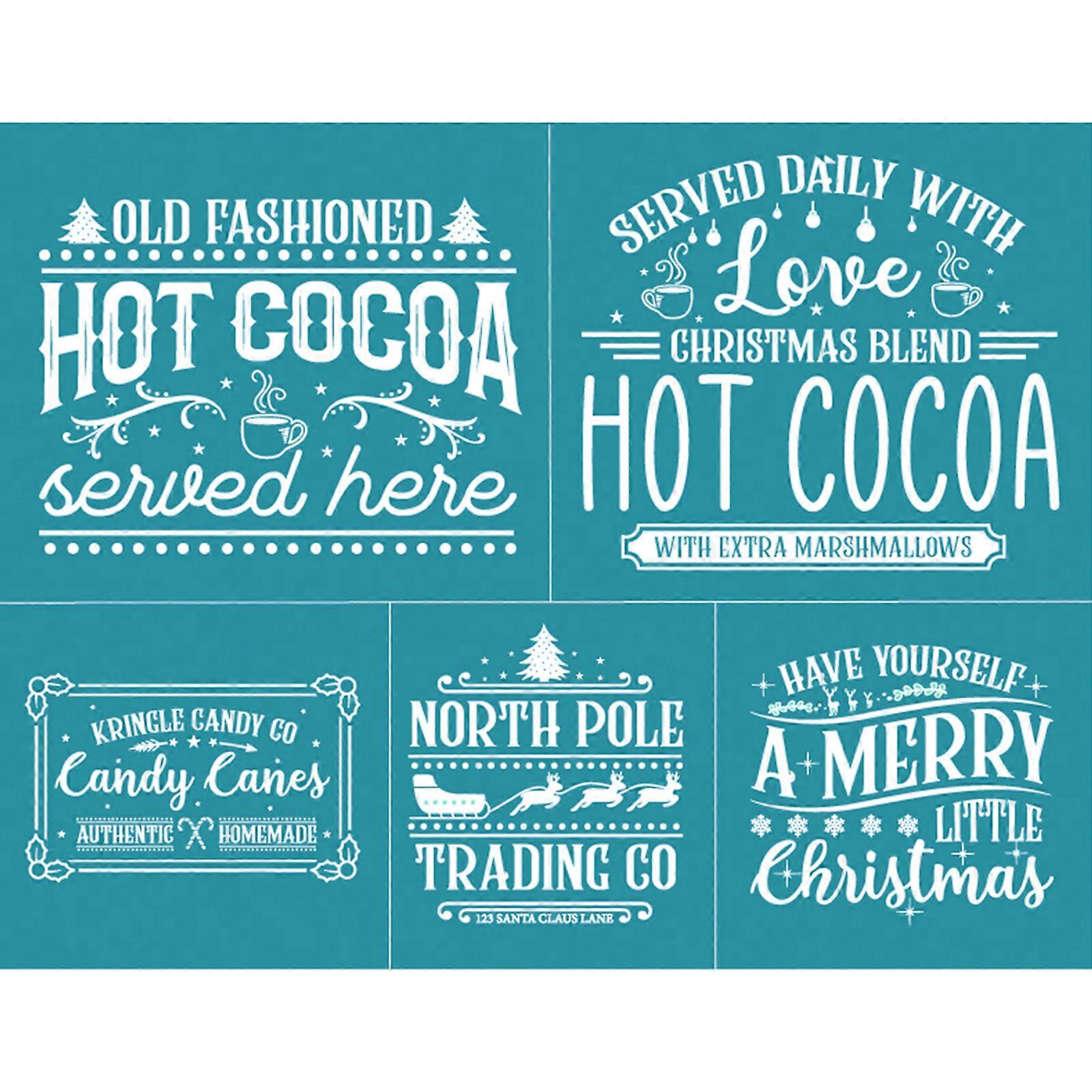 Merry Christmas Silk Screen Printing Stencil Handmade DIY Crafts Projects