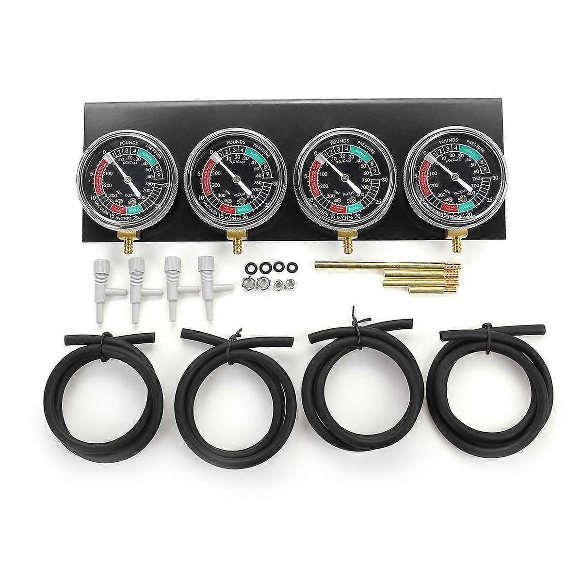 2/4Pcs For Honda/Yamaha/Suzuki/Kawasaki Universal Motorcycle Carburetor Vacuum Gauge Balancer Synchronizer Tool with Hose