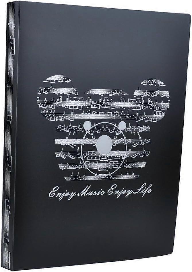 Music Folder A4 Size Sheet Music Folder Paper Documents Music Themes 40 Pocket Storage Folder