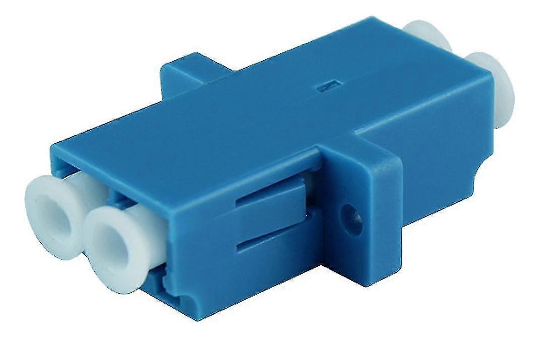 Optical Equipment Tools Lc Adapter Connector, Lc/upc Singlemode Duplex Fiber Optic Adapter One Piece Telecom Grade Fiber Optic Flange Tray Square Head