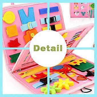 Pretend Play Set Accessories for Kids Busy Board Sensory Toy Set For Autisms Dinosaur Theme Undersea Theme 26 Letters Learning Activities Motor Skills