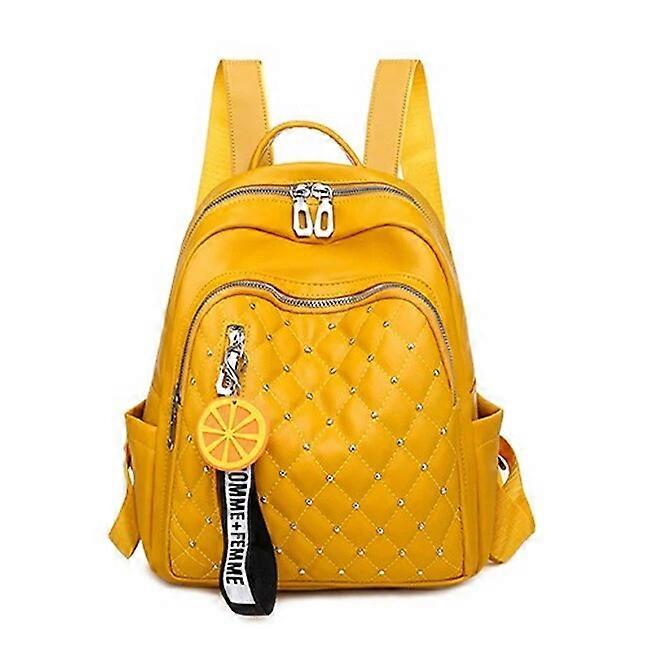 Women Backpack Purse PU Leather Anti-theft Casual Shoulder  display picture 2