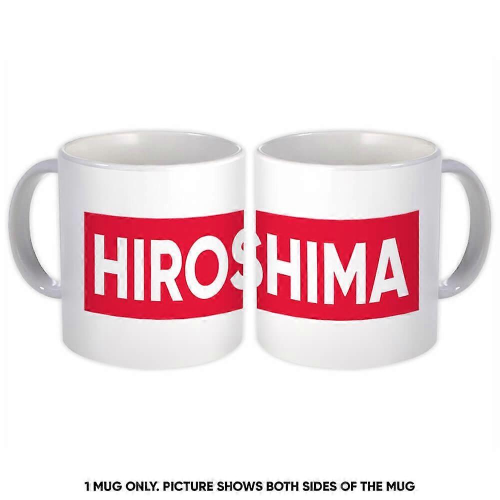 Geschenkbecher: Hiroshima Japan Rot