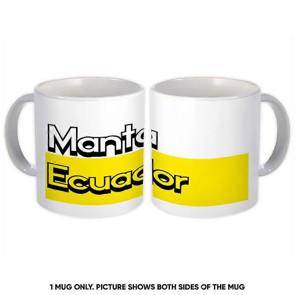 Gift Mug: Manta Ecuador Rectangle