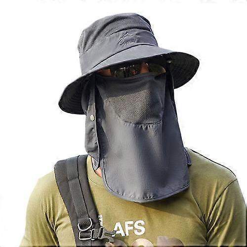 Fishing Hats for Adult with Face Covering Wide Brim Beach Sun Hat