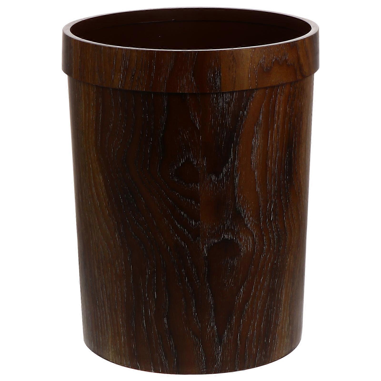 1Pc Trash Can Practical Wastebasket Plastic Waste Bin Office Home Garbage Bin