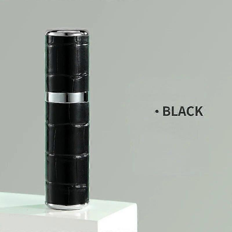5ml High Quality Leather Portable Bottom-Filling Pump Perfume Refillable Spray Empty Cosmetic Containers Atomizer Bottle Travel