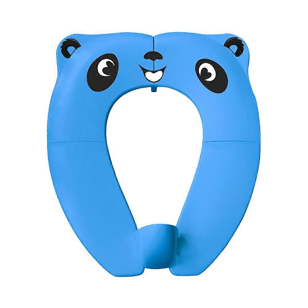 Pliable Enfants Toilet Trainer Ring Bébé Toilette Siège D’entraînement Toddler Pot Seat Bleu