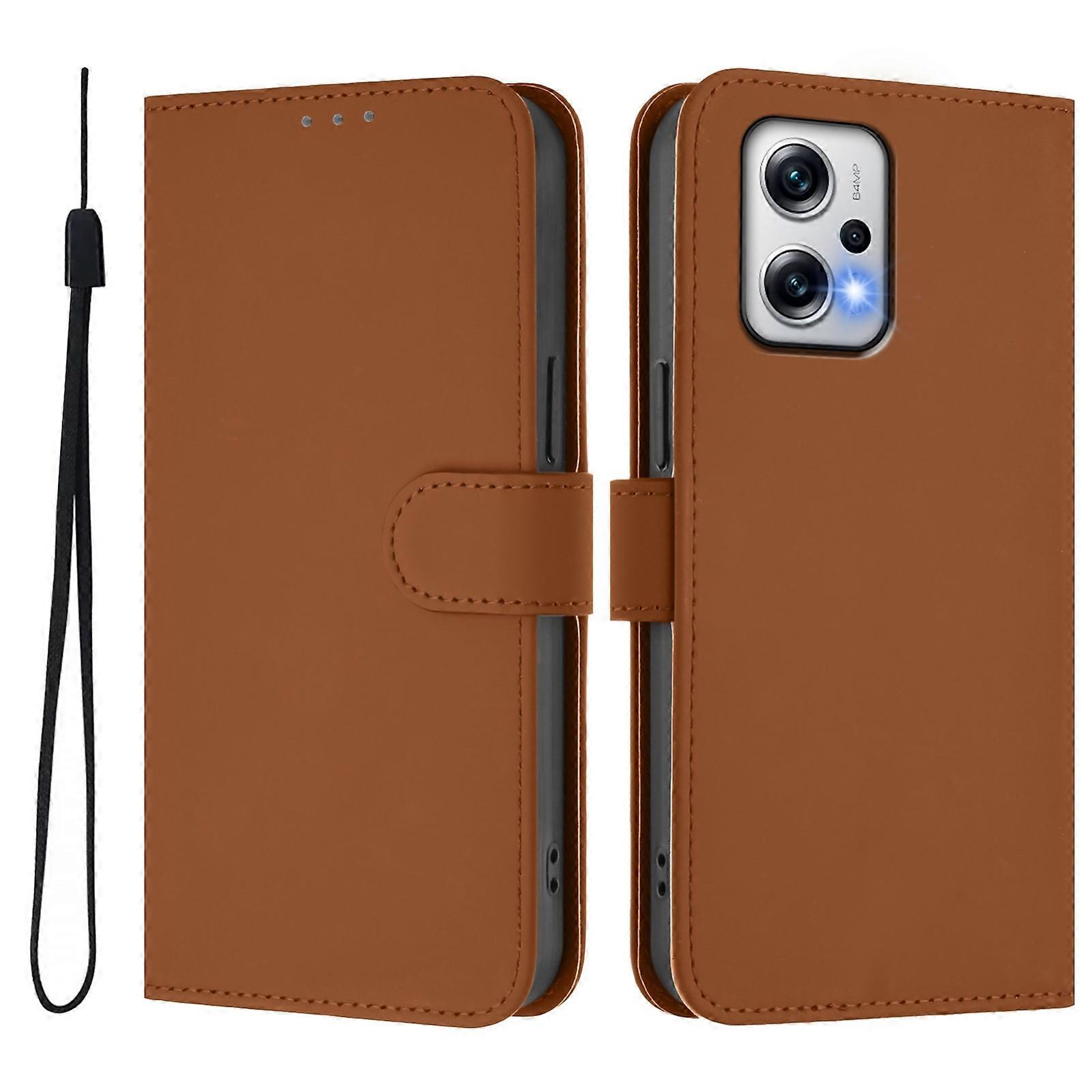 Solid Color PU Case For Redmi Note 11T Pro+ 5G
