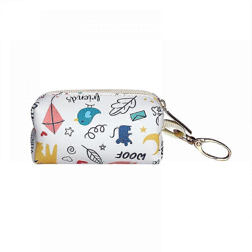 Dog Poop Bag Dispenser, Poop Bag Holder Leash Attachment With Free Roll Dog Poop Garbage Bag, Great For Walking, Running, Hiking