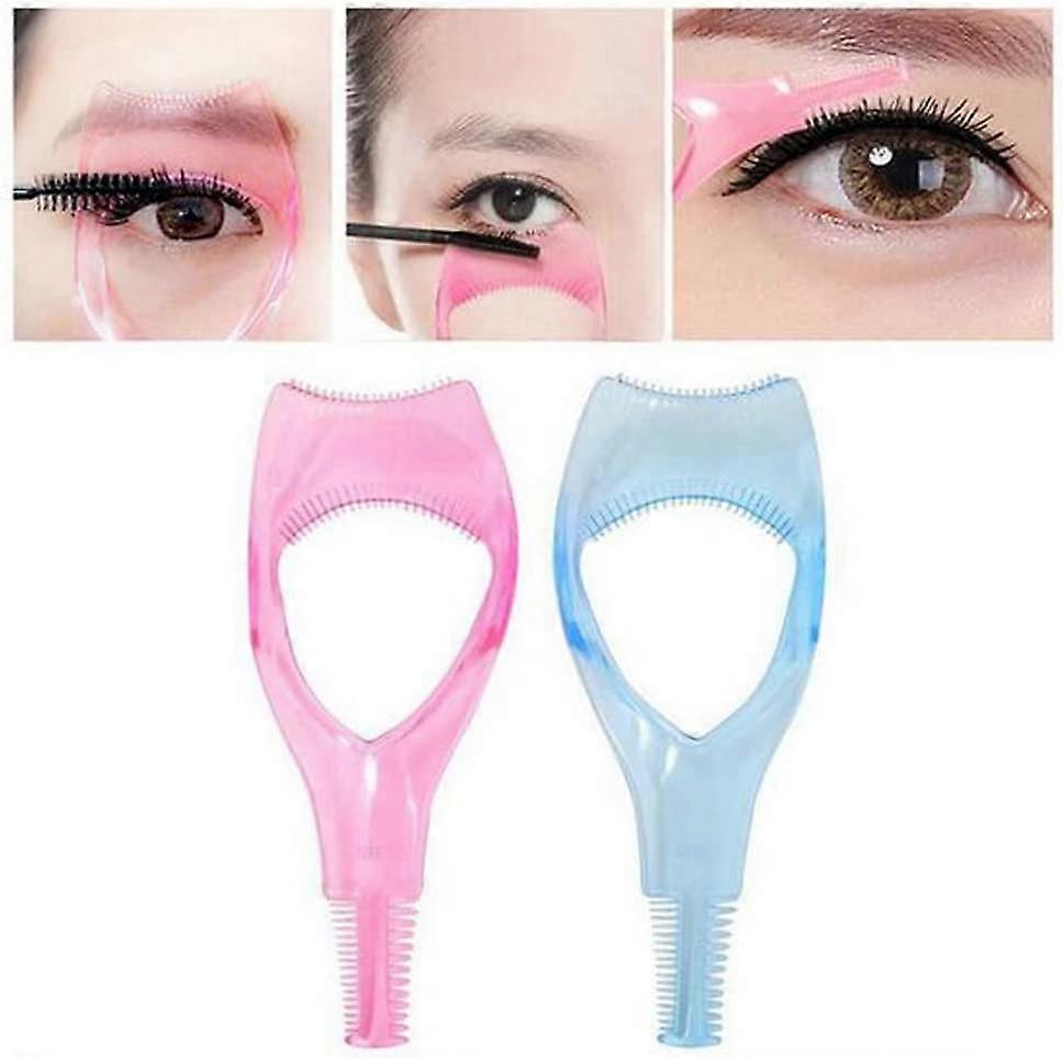 2 Pcs Plastic Makeup Eyelash Tool Eyelash Brush