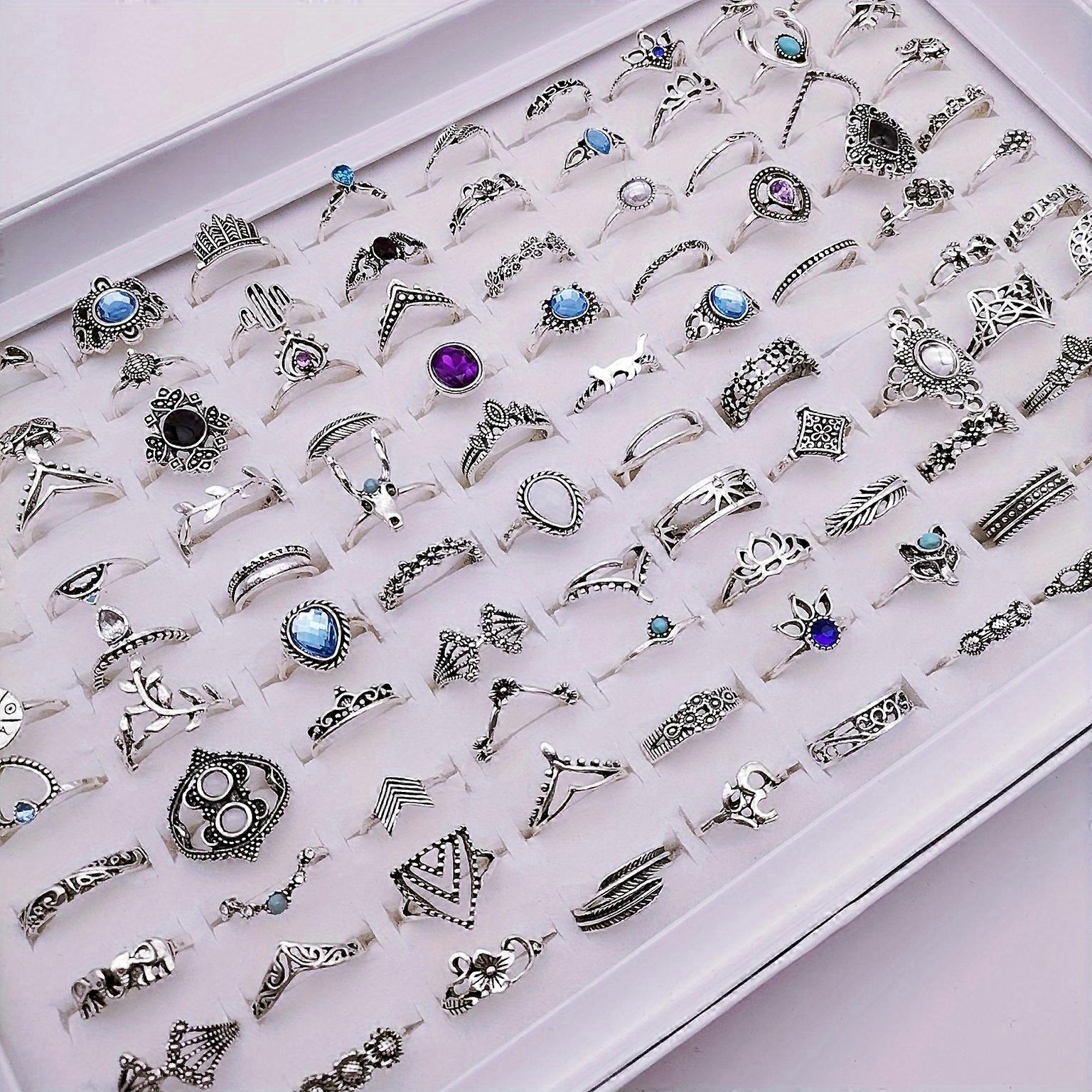 JUEGE* 30pcs/Lot δαχτυλίδια δακτύλων που για τις γυναίκες Bohemian κοσμήματα δαχτυλίδι αγάπη γαμήλιο κόμμα Mix And Match δώρα