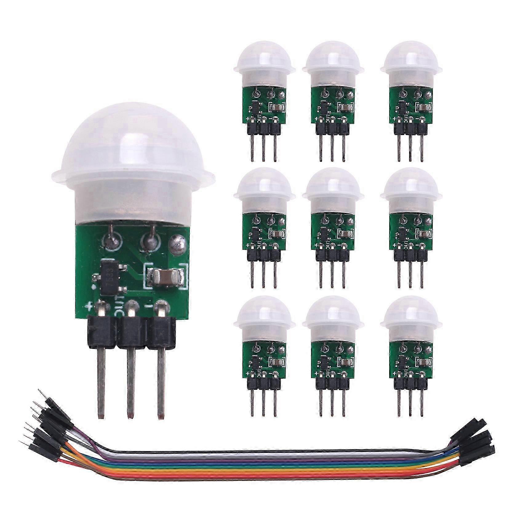 10Pcs AM312 Mini Human Sensor Module -SR312 IR Pyroelectric Infrared PIR Motion Sensor Detector Mod