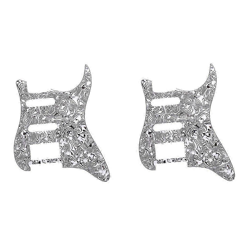 Gitarr Tillbehör Elgitarr Plektrumskydd Främre Kåpa Elgitarr Plektrumskydd Svart-vit Shel