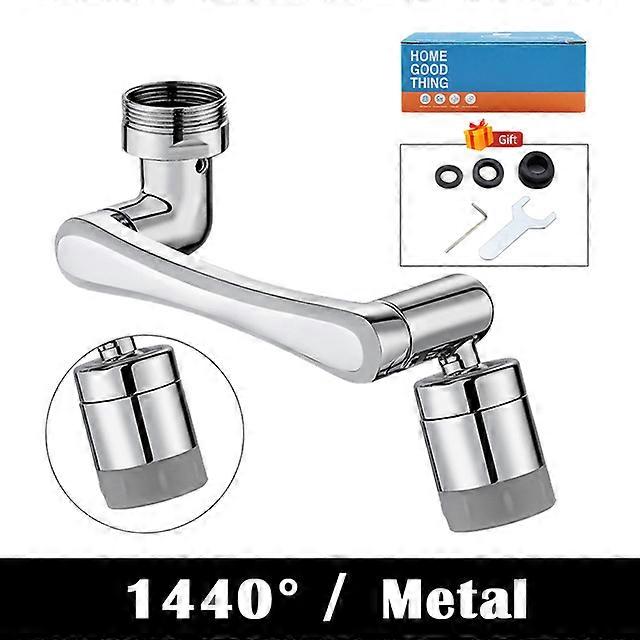 1440 Rotating Universal Faucet Extender Splash Filter  Kitchen Bathroom Tap Rotatable Washbasin Robotic Arm Faucet Nozzle