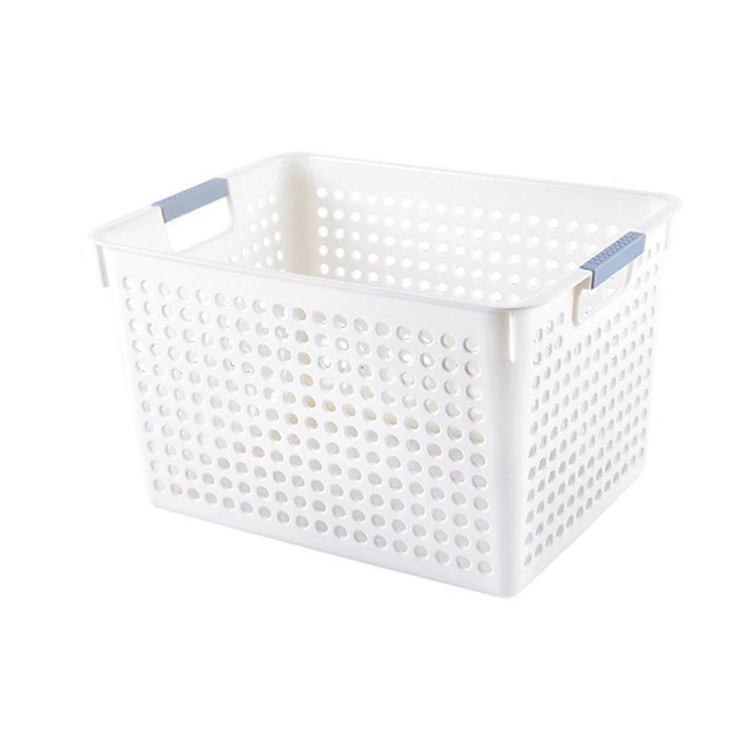 Storage Basket Versatile Hollow Design Storage Box Space-saving Sundries Organizer for Cosmetics