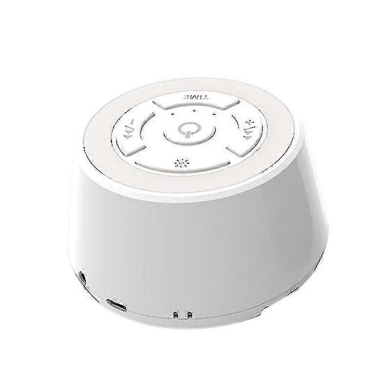 Sound White Noise Machine With Soothing Sounds With Memory Function And Sleep Timer For Sleeping Relaxation White