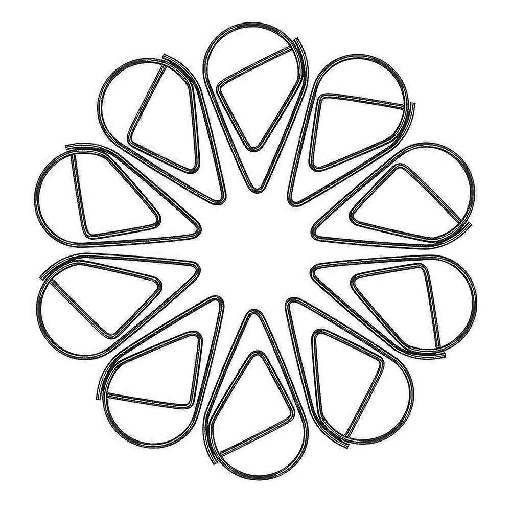 100pcs ورقة كليب ، دائم ومقاوم للصدأ ورقة مقاطع مثالية لمدرسة مكتب ومنظمة الوثائق الشخصية