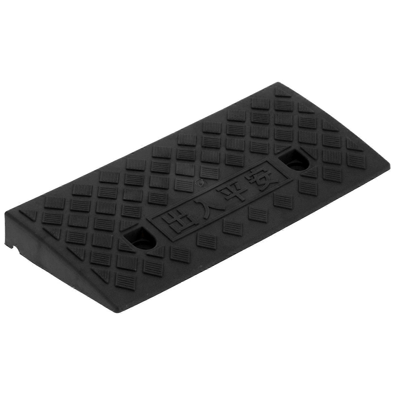 5cm Thickness Plastic Curb Ramp Portable Threshold Ramp for Car Vehicle Driveway Loading Dock Supplies,Black