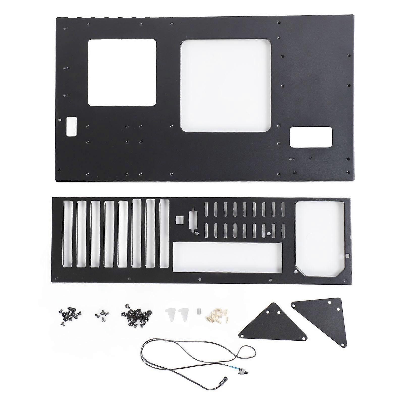 Computer Open Case Rack Support for X79 X99 Dual Server Motherboard, DIY Open Chassis Compatible with ATX Micro ATX ITX
