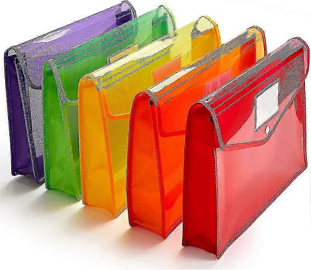 Plastic File Folder Poly Envelope Expanding File Wallet Document Folder With Snap Button