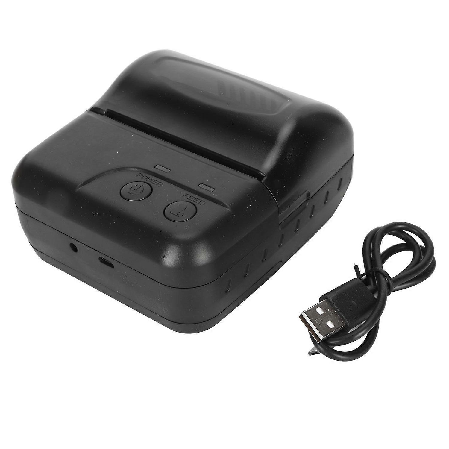 Portable Thermal Printer Professional Smartphone Control High Speed Clear Printing Bluetooth Receipt